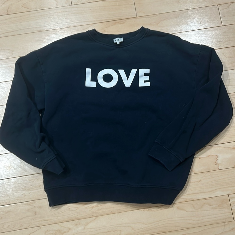LOVE crewneck navy blue